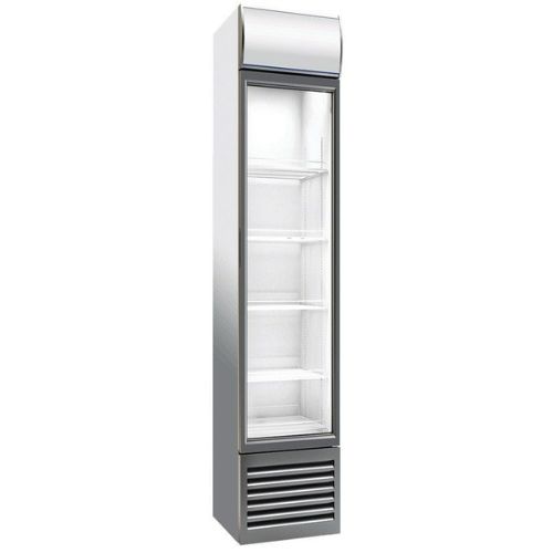 Slim kjøleskap med glassdør | 232 liter | B450xD500xH2020mm | COLDERA CL 220 SDC | 288069