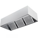 Ventilasjonshette boks med lys og filter | Dybde90cm-Høyde 40cm | HORECAEU | 288863