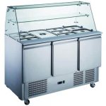 Saladette med glasstopp | B1370xD700xH1000mm | Adexa S93SQ | 304734