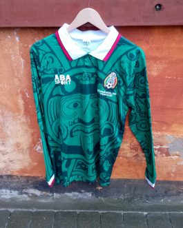 Mexico retro fodboldtrøje lang arm