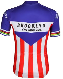 Cykeltrøje kort arm retro brooklyn chewing gum