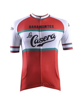 Cykeltrøje kort arm retro la casera bahomentes