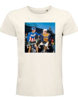 T-Shirt cykellegenderne Roger De Vlaeminck og Eddy Merckx