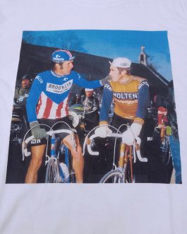 T-Shirt cykellegenderne Roger De Vlaeminck og Eddy Merckx