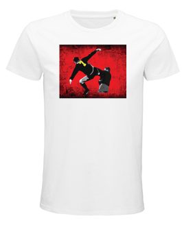 Retro t-shirt eric cantona kong fu