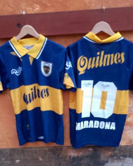 Boca juniors retro fodboldtrøje, maradona 10