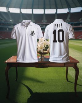 Santos retro fodboldtrøje, pele 10