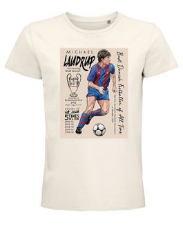 Retro t-shirt michael laudrup, fc barcelona