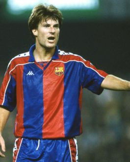 Retro t-shirt michael laudrup, fc barcelona