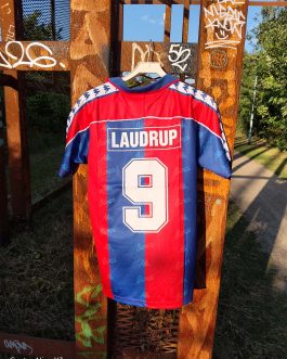 Retro t-shirt michael laudrup, fc barcelona