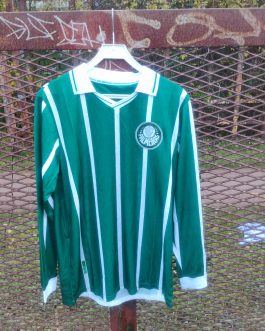 Retro fodboldtrøje palmeiras lang arm