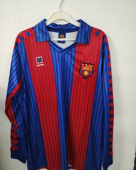 Retro fodboldtrøje fc barcelona lang arm