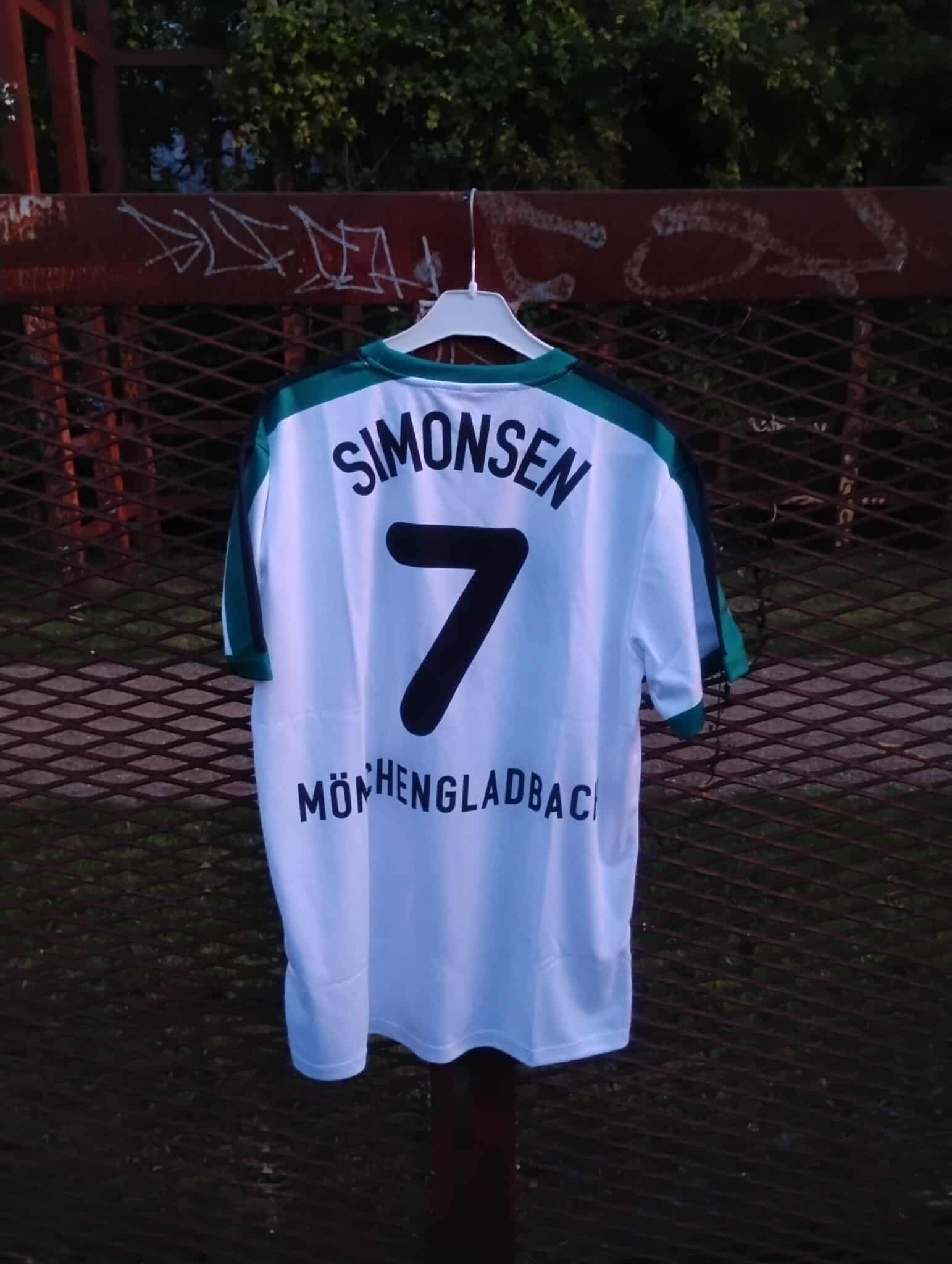 Retro fodboldtrøje, Allan Simonsen, store størrelser - Billede 3
