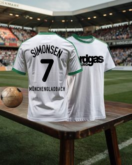 Retro fodboldtrøje, Allan Simonsen,  store størrelser