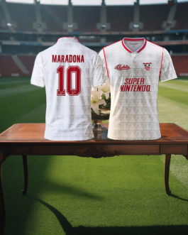 Retro replica fodboldtrøje Sevilla FC