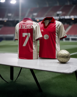 Retro fodboldtrøje Ajax, Jesper Olsen