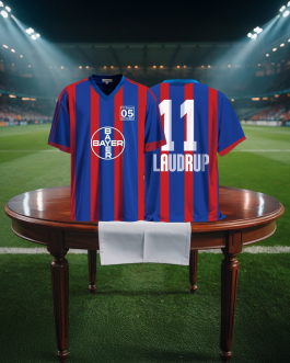 Retro fodboldtrøje Bayer Uerdingen, Brain Laudrup
