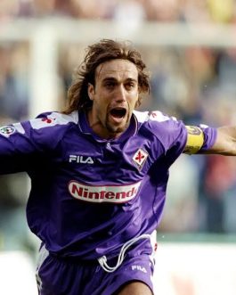 Fiorentina retro trøje børn, Batistuta