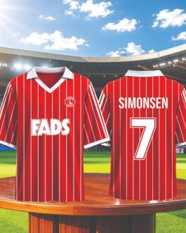 Retro fodboldtrøje Charlton, Allan Simonsen 7