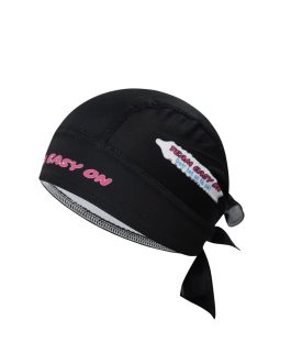 Retro cykel bandana team easy on i sort