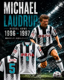 Retro fodboldtrøje Michael Laudrup, Vissel Kobe