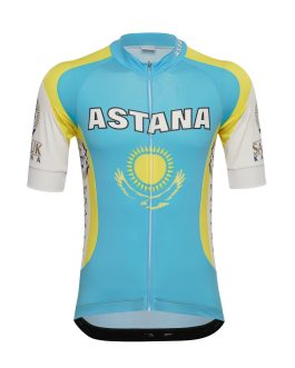 Retro cykeltrøje kort arm Astana