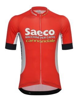 Retro cykeltrøje kort arm Saeco