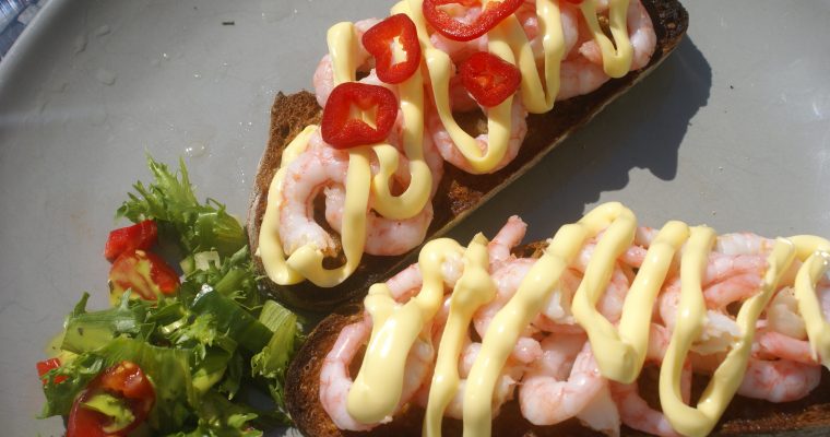 REKESMØRBRØD A LA FISKEHANDLER TORSKE