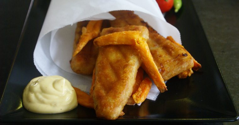 KJAPP GOURMETMAT – FISH N’CHIPS MED INNBAKT SEI