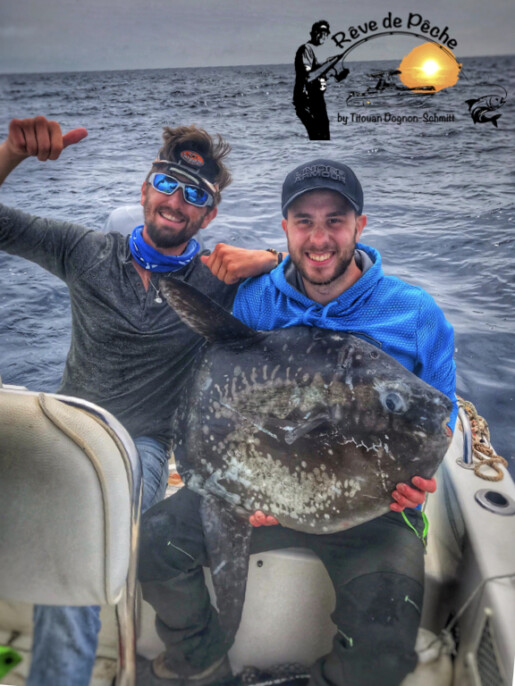 pêche d'un poisson Lune au Fire Ball