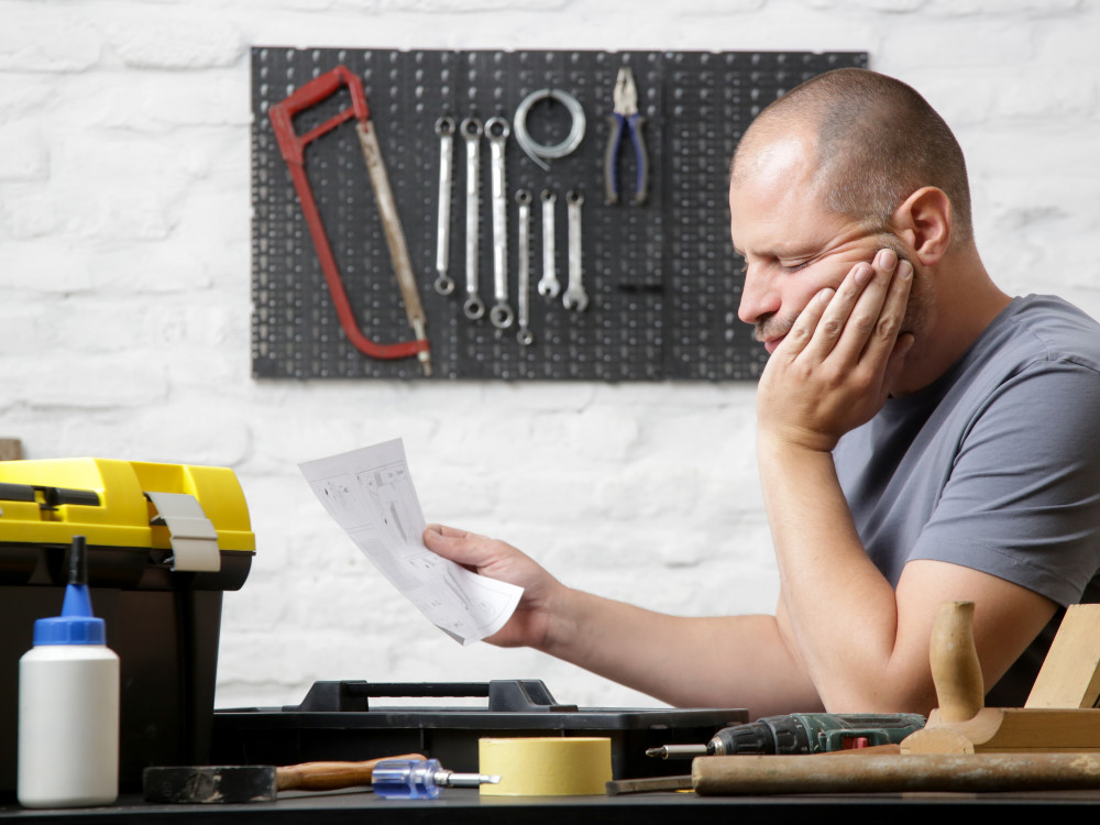 Handwerker überfordert unmotiviert antriebslos verzweifelt