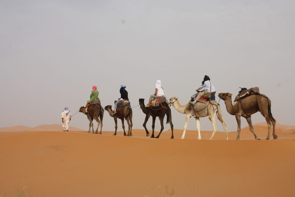 Sahara desert tours, camel trip, chegaga