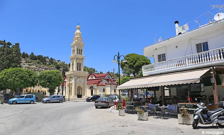 Afandou dorp op Rhodos