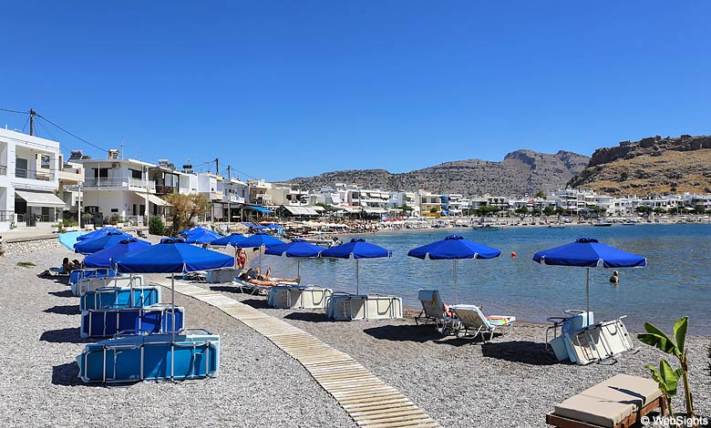 Haraki strand op Rhodos