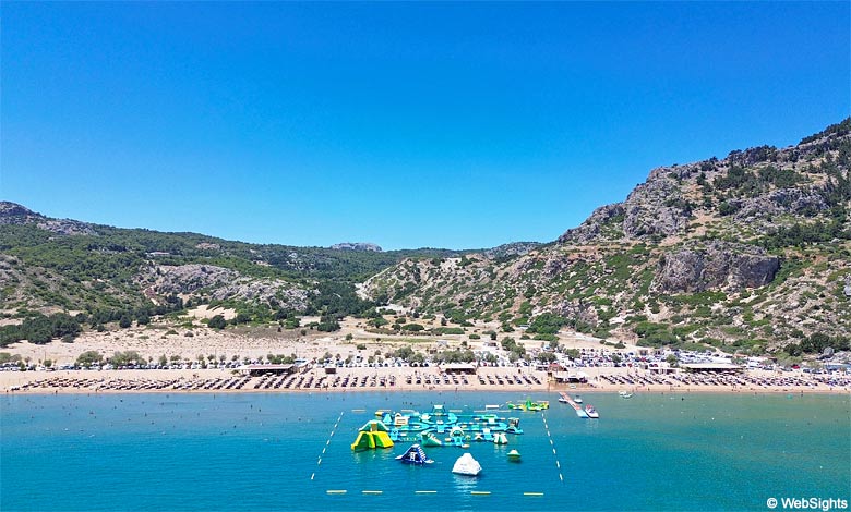Tsambika is one of the most beautiful beaches on Rhodes