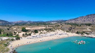 Agathi ist ein wunderschöner Strand an der Ostküste von Rhodos