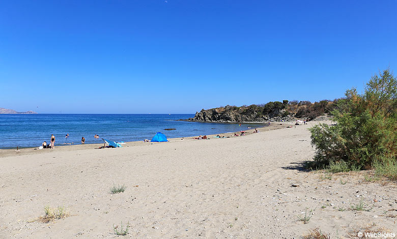 Glystra ist ein echter Naturstrand auf Rhodos