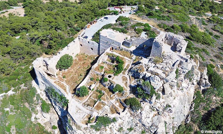 Kastellos sind die Ruinen einer historisch bedeutenden Burg auf Rhodos