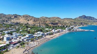 Stegna ist ein gemütlicher Ferienort mit einem schönen Strand auf Rhodos