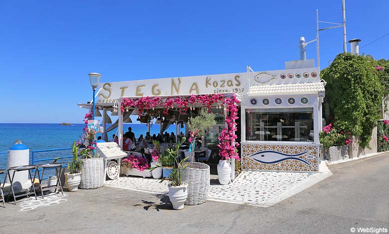 Stegna Kozas ist das beste Fischrestaurant im Ferienort Stegna 