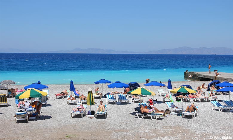 Akti Kanari strand Rhodos