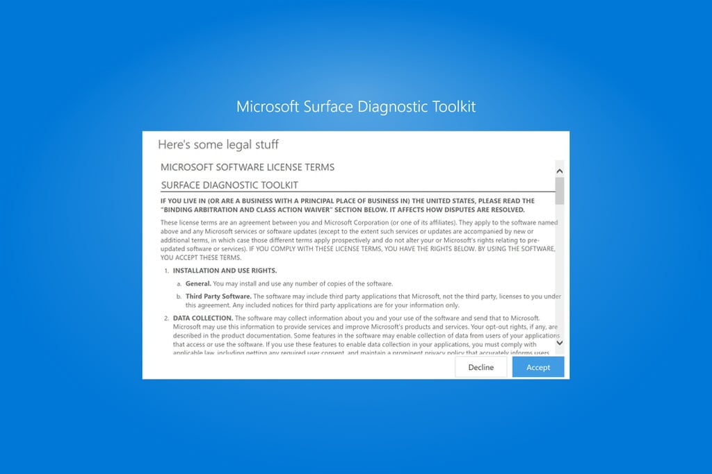 Surface Diagnostic Toolkit 2