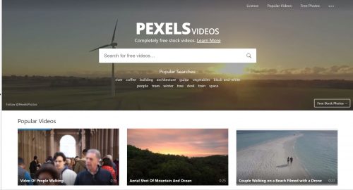 pexels videoer