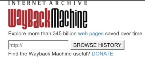 waybackmachine arkiv