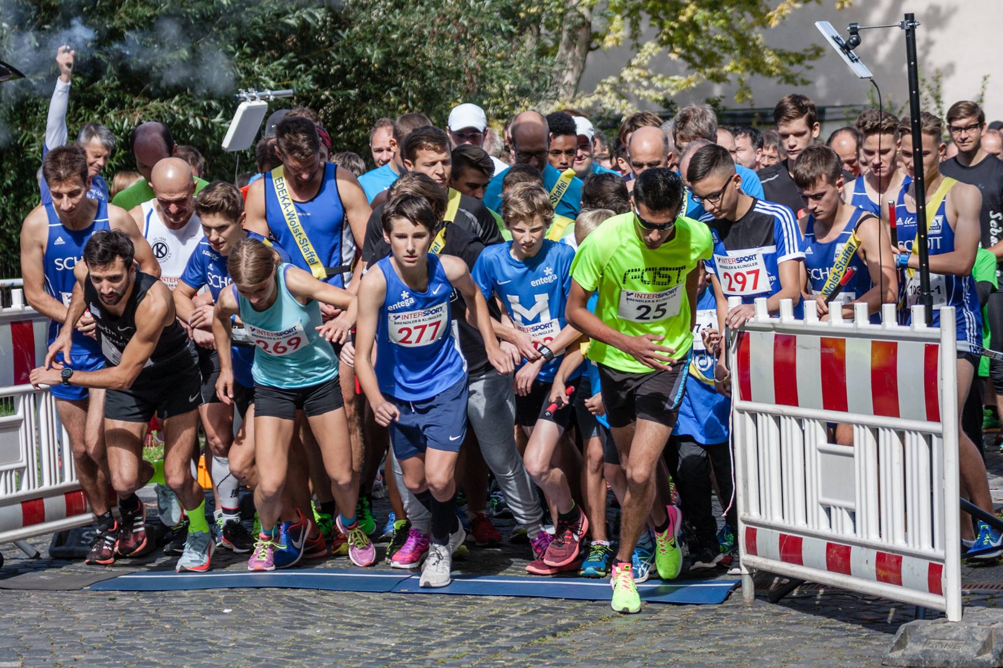 Alagastlauf start line - i got crowded out a bit, but no harm done