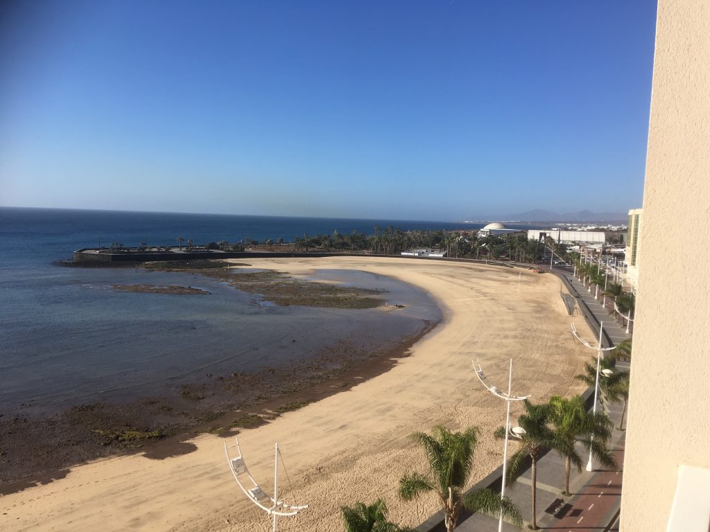 view of the beach