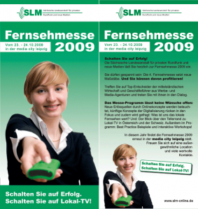 Fernsehmesse, Media City Leipzig, Sächsische Landesmedienanstalt