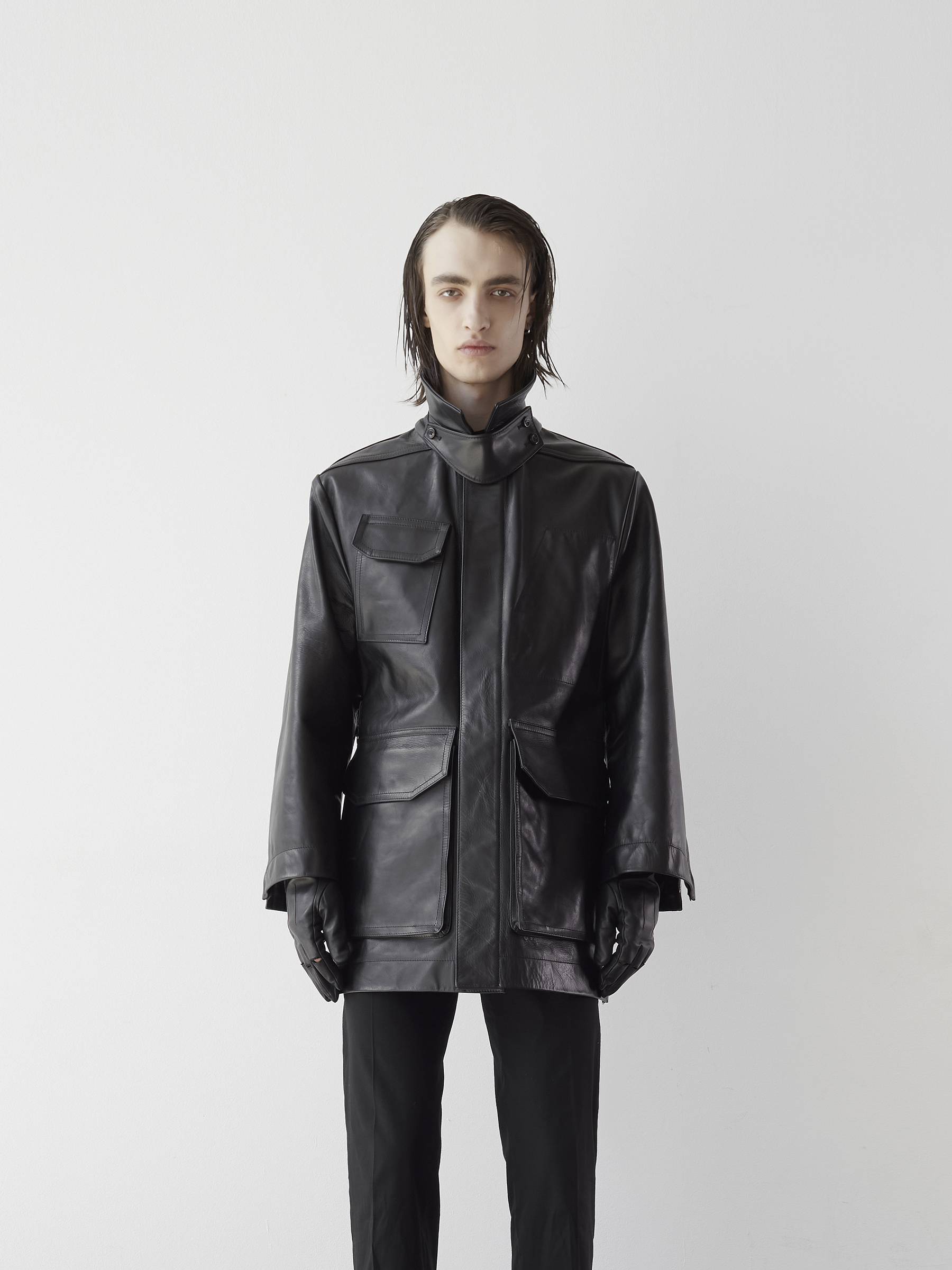 slag leather jacket