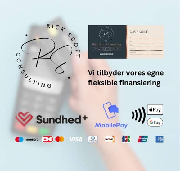 Rick Scott Consulting integrativ medicin smertebehandling betalingsmuligheder - Sundhed+, MobilePay, kreditkort og ApplePay