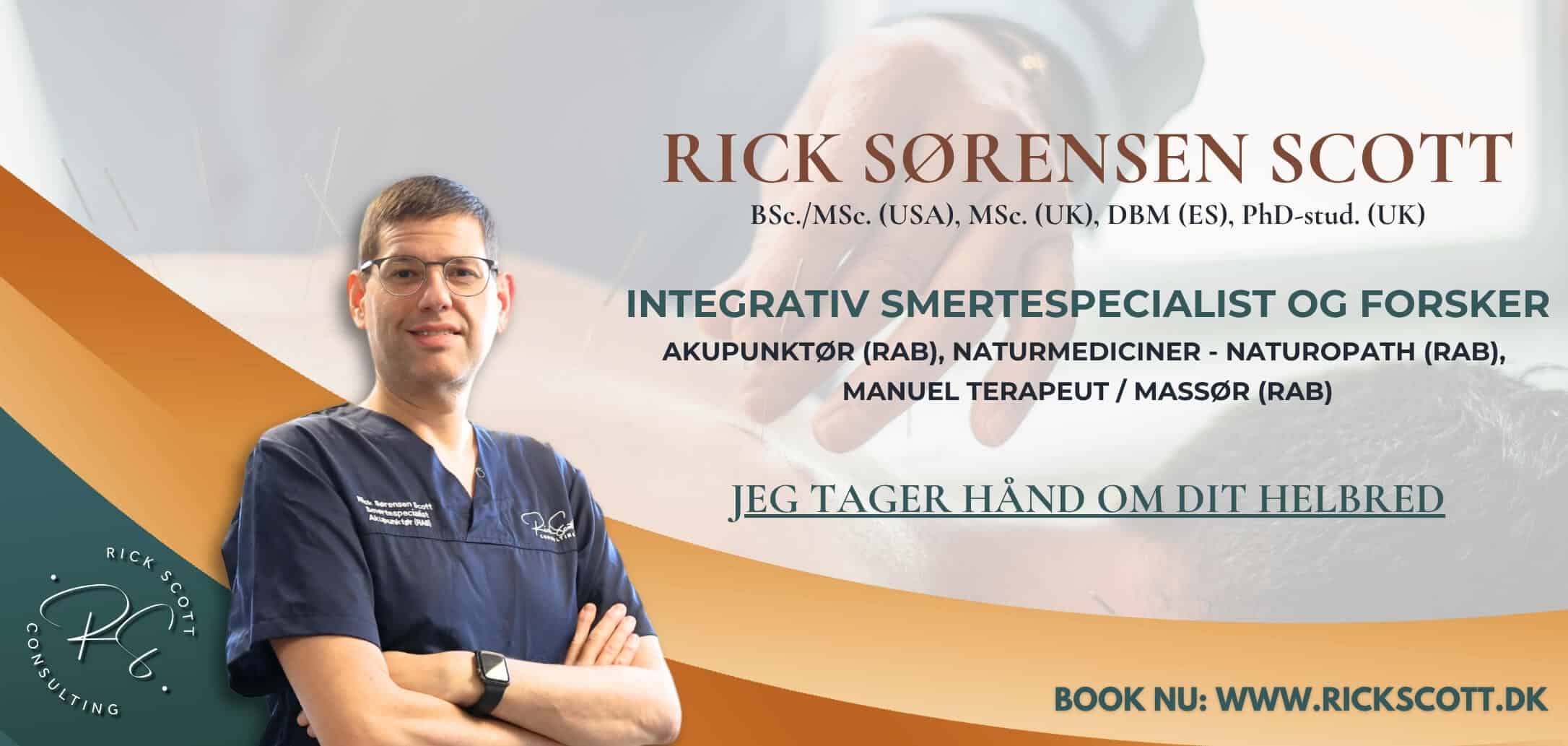 Rick Sørensen Scott integrativ smertespecialist